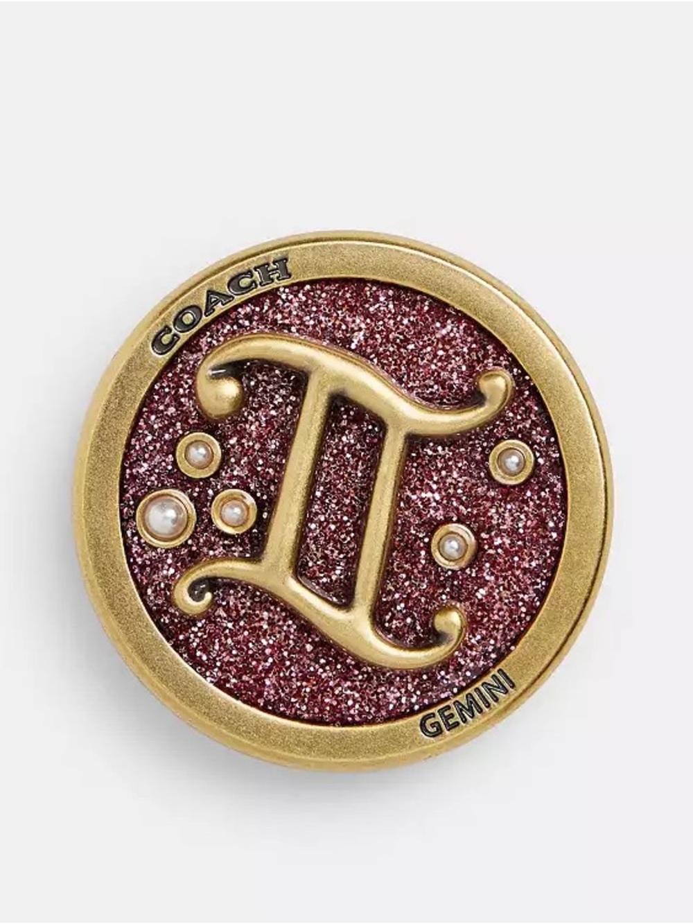 Coach Gemini Souvenir Pin